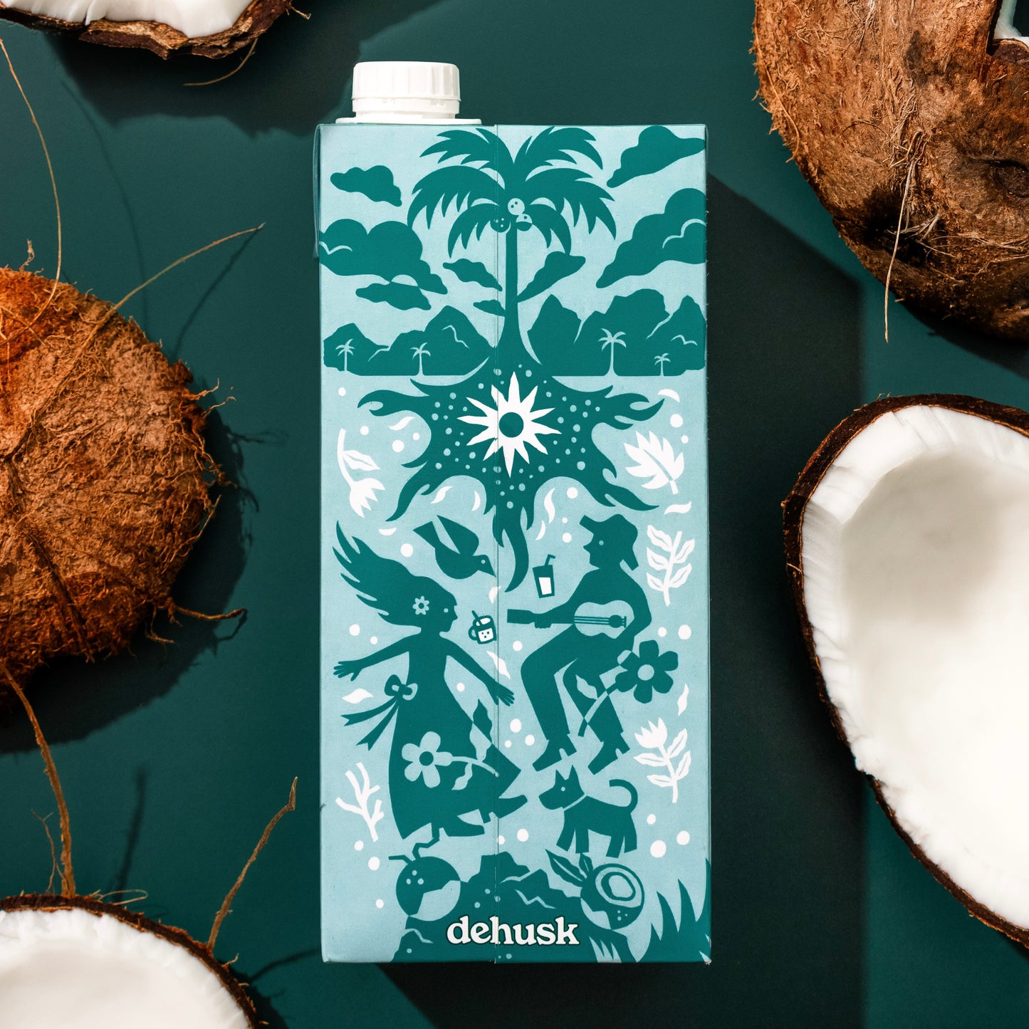 1L Dehusk Coconut Milk - Fortified Milk Alternative