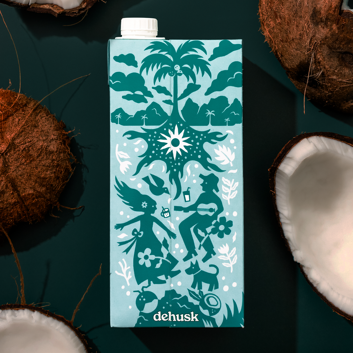 6 x 200mL Dehusk Coconut Milk - Fortified Milk Alternative