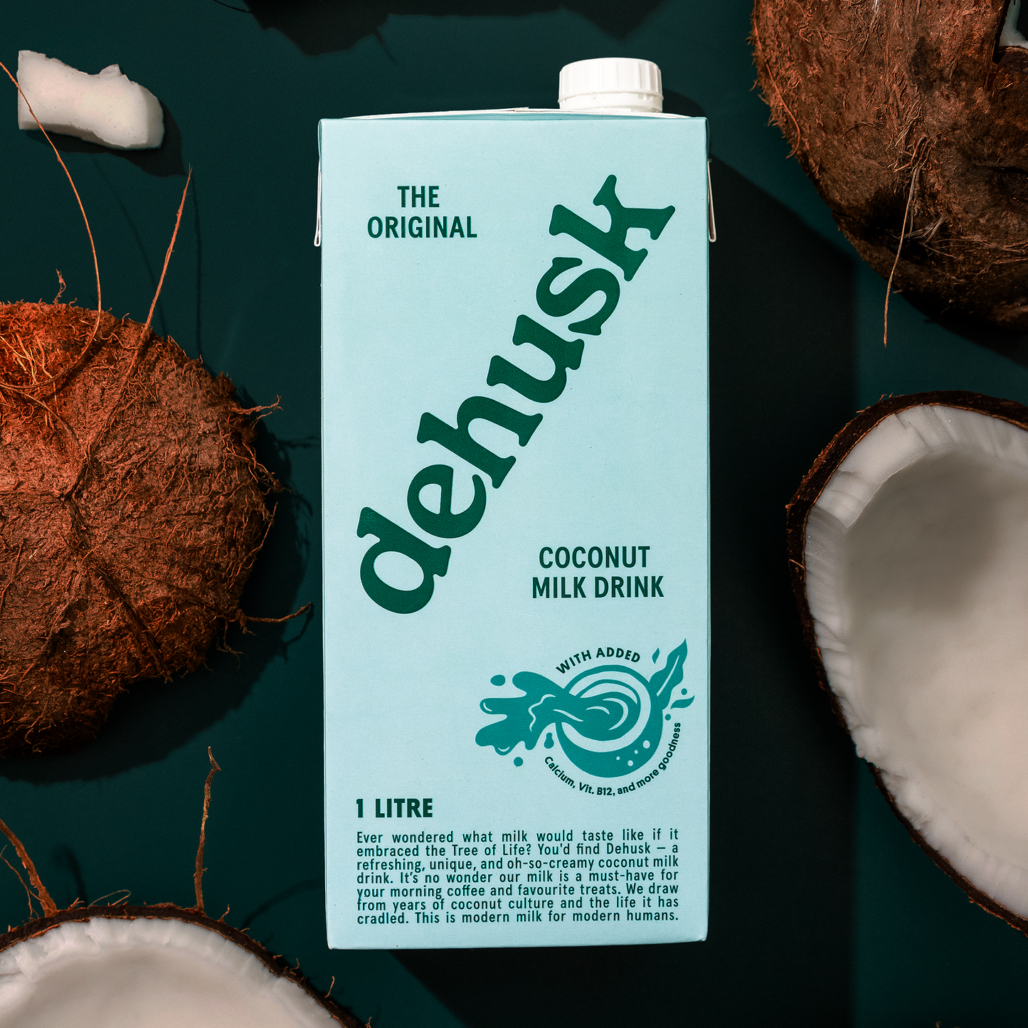 6 x 200mL Dehusk Coconut Milk - Fortified Milk Alternative