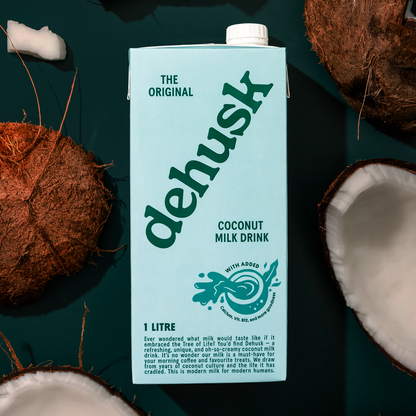 6 x 200mL Dehusk Coconut Milk - Fortified Milk Alternative